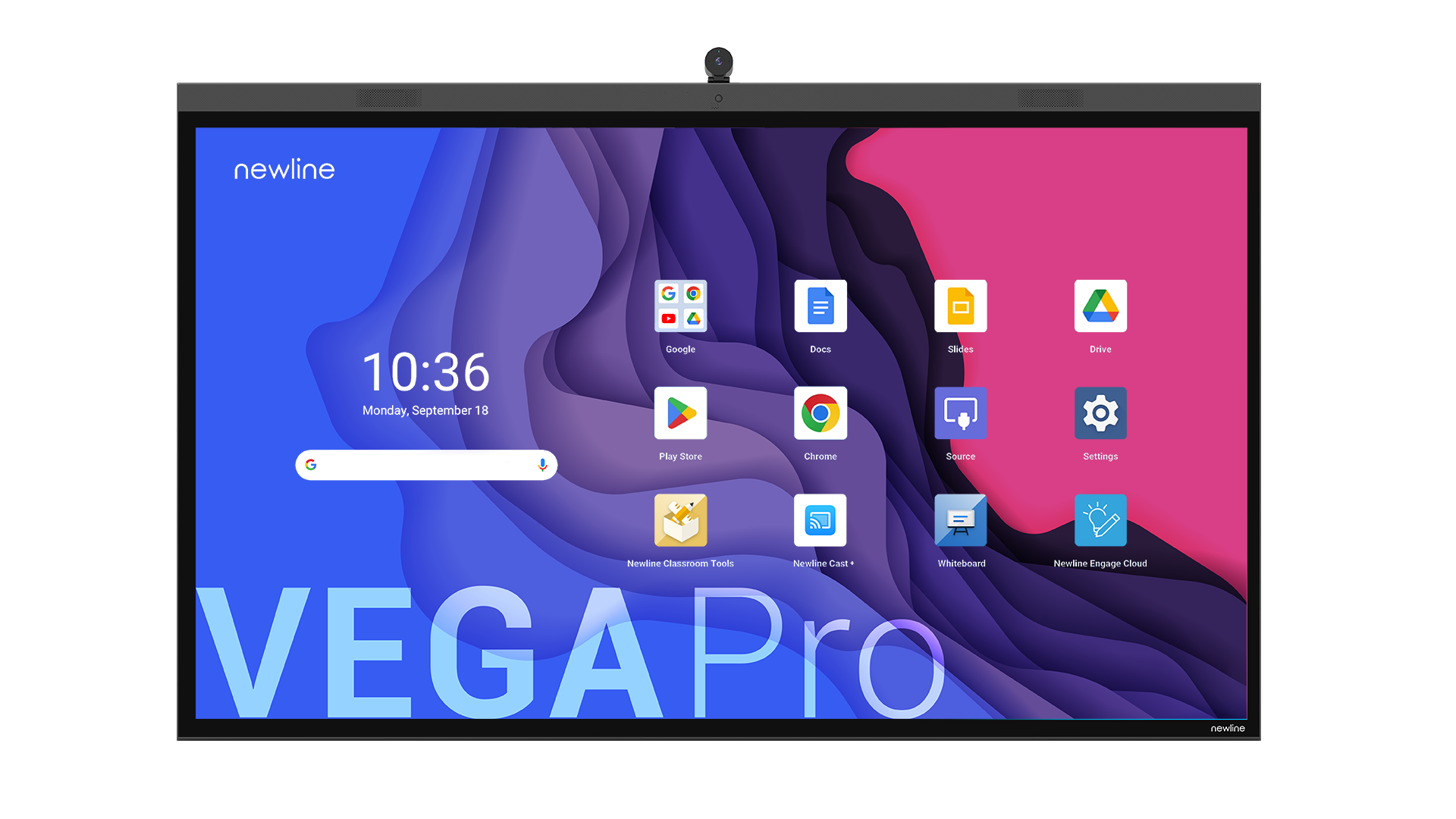 Vega Pro digiekraan